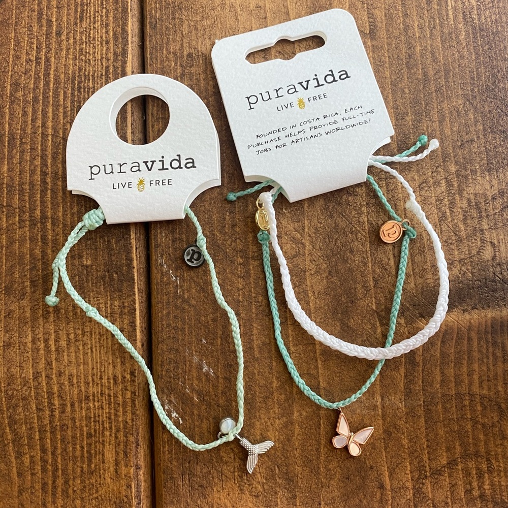 Pura Vida (never before worn) bracelets!